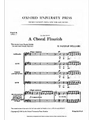 A Choral FlourishVocal score