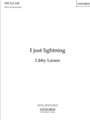 I just lightningVocal score