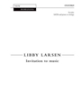 Invitation to musicVocal score