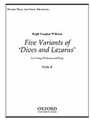 5 Variants on 'Dives and Lazarus'Violin 2