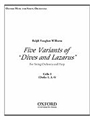 5 Variants on 'Dives and Lazarus'Cello 1