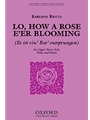 Lo, how a Rose e'er bloomingSA vocal score