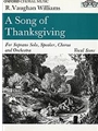 A Song of ThanksgivingVocal score