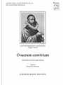 O sacrum conviviumVocal score