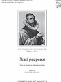 Beati pauperesVocal score