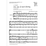 Jesu, joy of man's desiringSATB vocal score