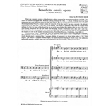 Benedicite omnia operaVocal score