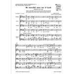 Be merciful unto me, O LordVocal score