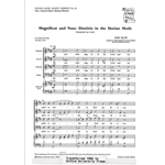 Magnificat and Nunc Dimittis in the Dorian ModeVocal score