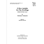 O how amiable are thy dwellingsVocal score