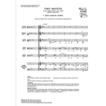 Two MotetsVocal score