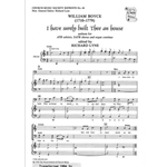 I have surely built Thee an houseVocal score