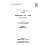 Splendente te, DeusVocal score