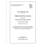 Three Festal SongsVocal score