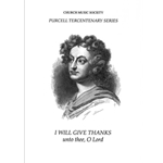 I will give thanks unto Thee, O LordVocal score