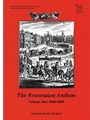 The Restoration Anthem Volume 1 1660-1689Vocal score