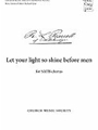Let Your Light So Shine Before Men