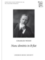 Nunc dimittis in B flatVocal score