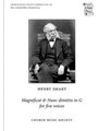 Magnificat and Nunc dimittis in Gfor five voicesVocal score