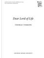 Dear Lord of lifeVocal score