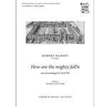 How are the mighty fall'nVocal score