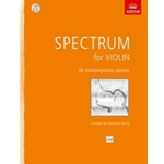 Spectrum for Violin with CD 16 contemporary pieces for violin