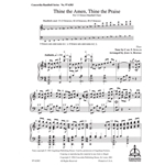 Thine the Amen, Thine the Praise