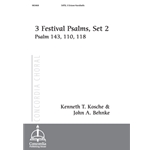 3 Psalm Settings, Set 2: 143, 110, 118