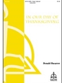 In Our Day of Thanksgiving