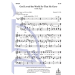 God Loved the World So That He Gave