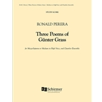 Three Poems of Guenter Grass (Study Score)