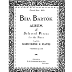 Bela Bartok Album for Piano, Volume I
