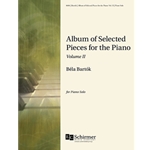 Bela Bartok Album for Piano, Volume II