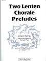 Two Lenten Chorale Preludes