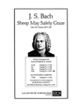 Sheep May Safely Graze (Choral Score)
