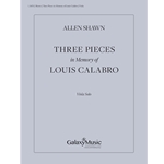 Three Pieces in Memory of Louis Calabro