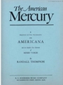 Americana (The American Mercury) (Additional Full Score)