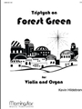 Triptych on Forest Green