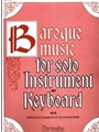 Baroque Music For Solo Instr & Keyboard