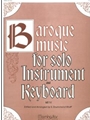 Baroque Music For Solo Instr & Keyboard
