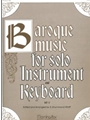 Baroque Music For Solo Instr & Keyboard