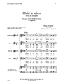 Christ Is arisen (Christ ist erstanden)