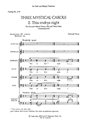 Three Mystical Carols: This Endrys Night