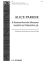 Sermon from the Mountain (Martin Luther King, Jr.) (Choral Score)