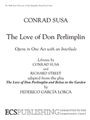 The Love of Don Perlimplin (Piano/Vocal Score)