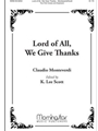 Lord Of All We Give Thanks