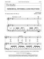 Immortal, Invisible, God Only Wise (Choral Score)