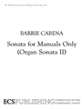 Sonata II For Manuals Only