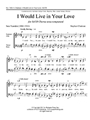 I Would Live in Your Love