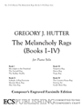 Melancholy Rags   Books I-IV